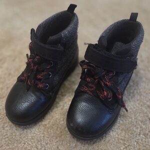 Carter's Black and Red Kids Boots